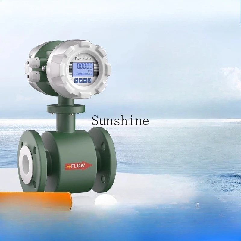 

Sewage acid-alkali liquid anti-corrosion pipeline high-precision DN50 intelligent digital display sensor