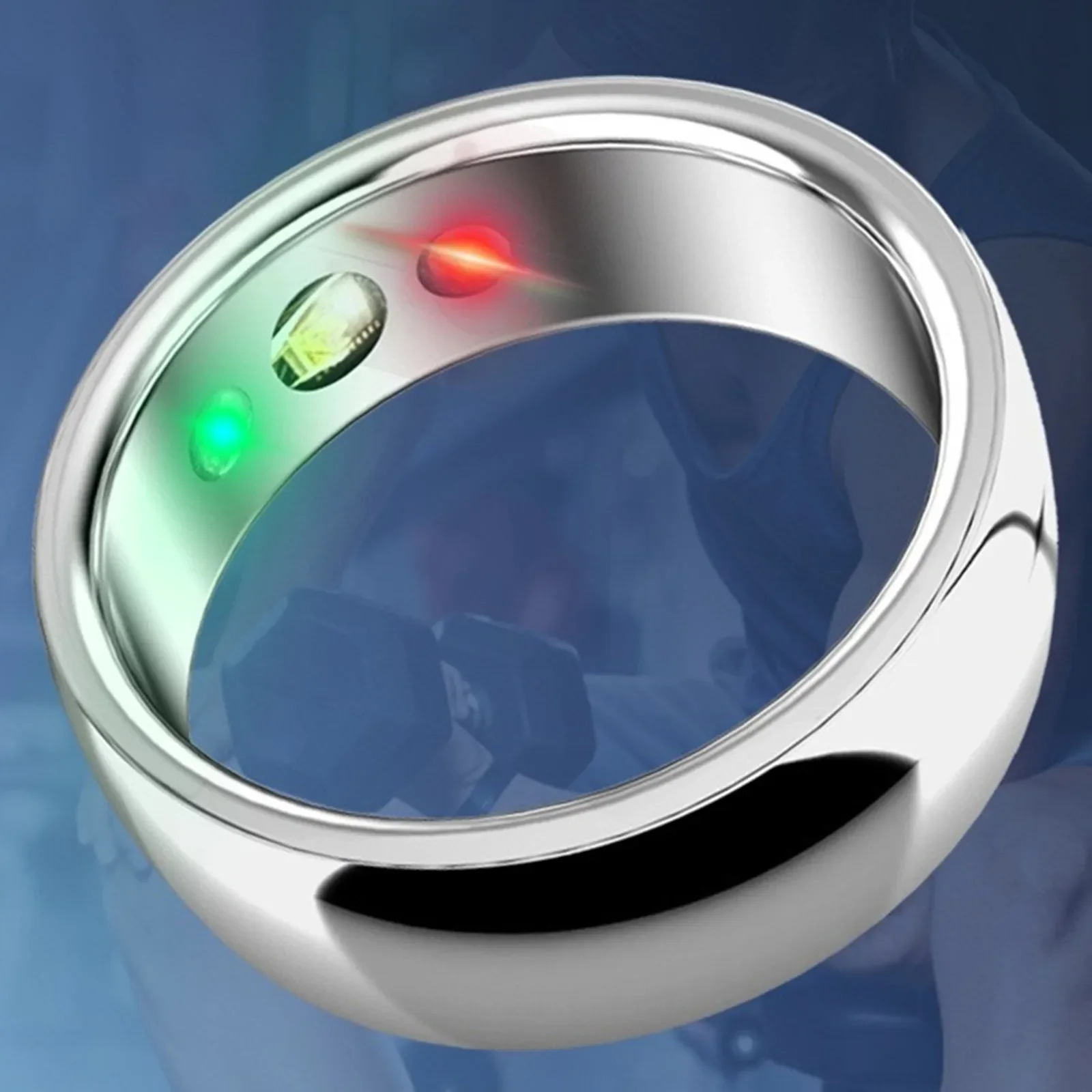 Neue Titan Legierung Smart Ring Armband Herzfrequenz Überwachung Wasserdicht Blut Sauerstoff Schlaf Sport Gesundheit Tracker Finger Schmuck