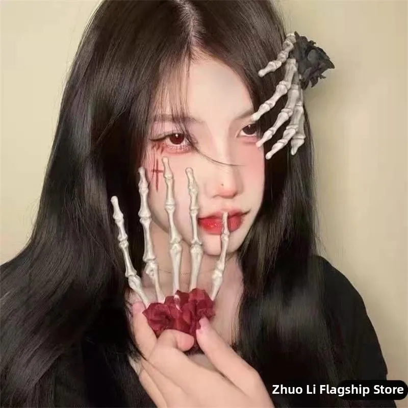 

Хэллоуин Скелет Рука Кость Шпилька Украшение k Тематический Костюм Милые Забавные Терористические Украшения Череп Дизайн Аксессуары