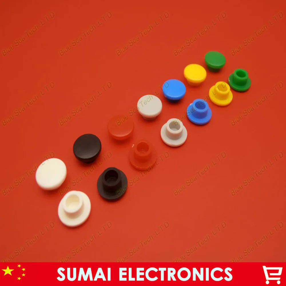 5000 PCS Tactile Push Button Switch Cap,Micro switch button Cap,Momentary Tact Cap multi color fit 6*6 switch