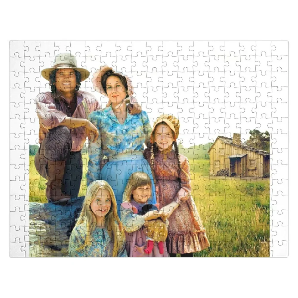 

(Without Text) Little House Jigsaw Puzzle Personalized Baby Object Baby Wooden Puzzle