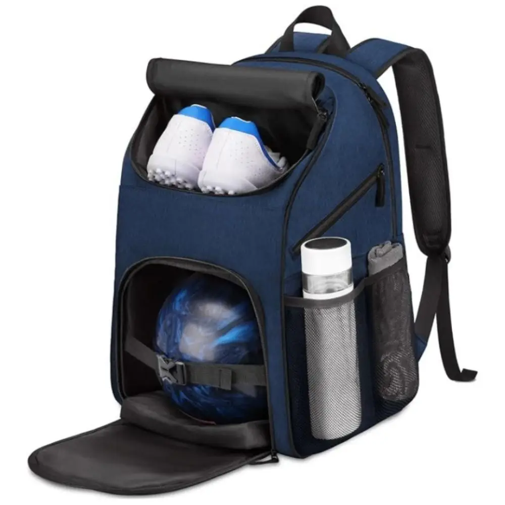 large-capacity-bowling-backpack-foam-padded-with-shoes-compartment-bowling-ball-bag-multi-pocket-bowling-tote-bag-for-men-women