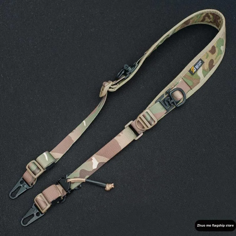 

Тактический модульный расширяемый ремень-шнурок для ношения через плечо с функцией одинарного/двойного крепления Qui Adjust Qui Detach 000D