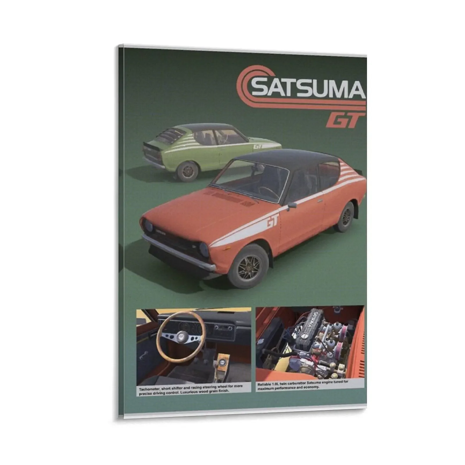 

Satsuma GT Poster Canvas Painting posters bedroom decoration anime room decor anime figure