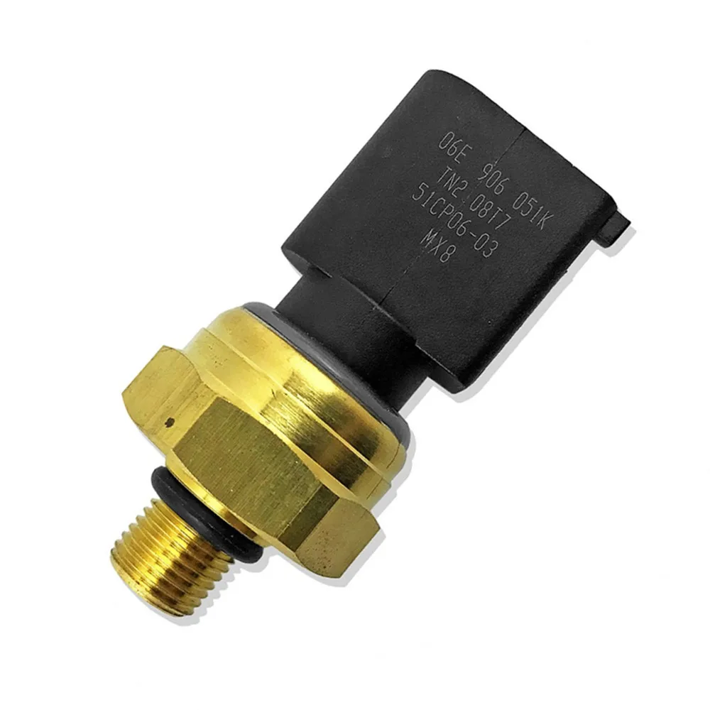 1Pcs Fuel Pressure Sensor 06E906051K 06E906051J 06E906051K For VW Eos Polo Passat Jetta Golf MK5 6 Vento Audi A4 A5 A6 Q5 Q7 TT