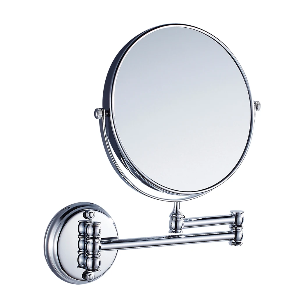 

Bathroom Wall Mounted Magnifying Side Adjustable Makeup Mirror