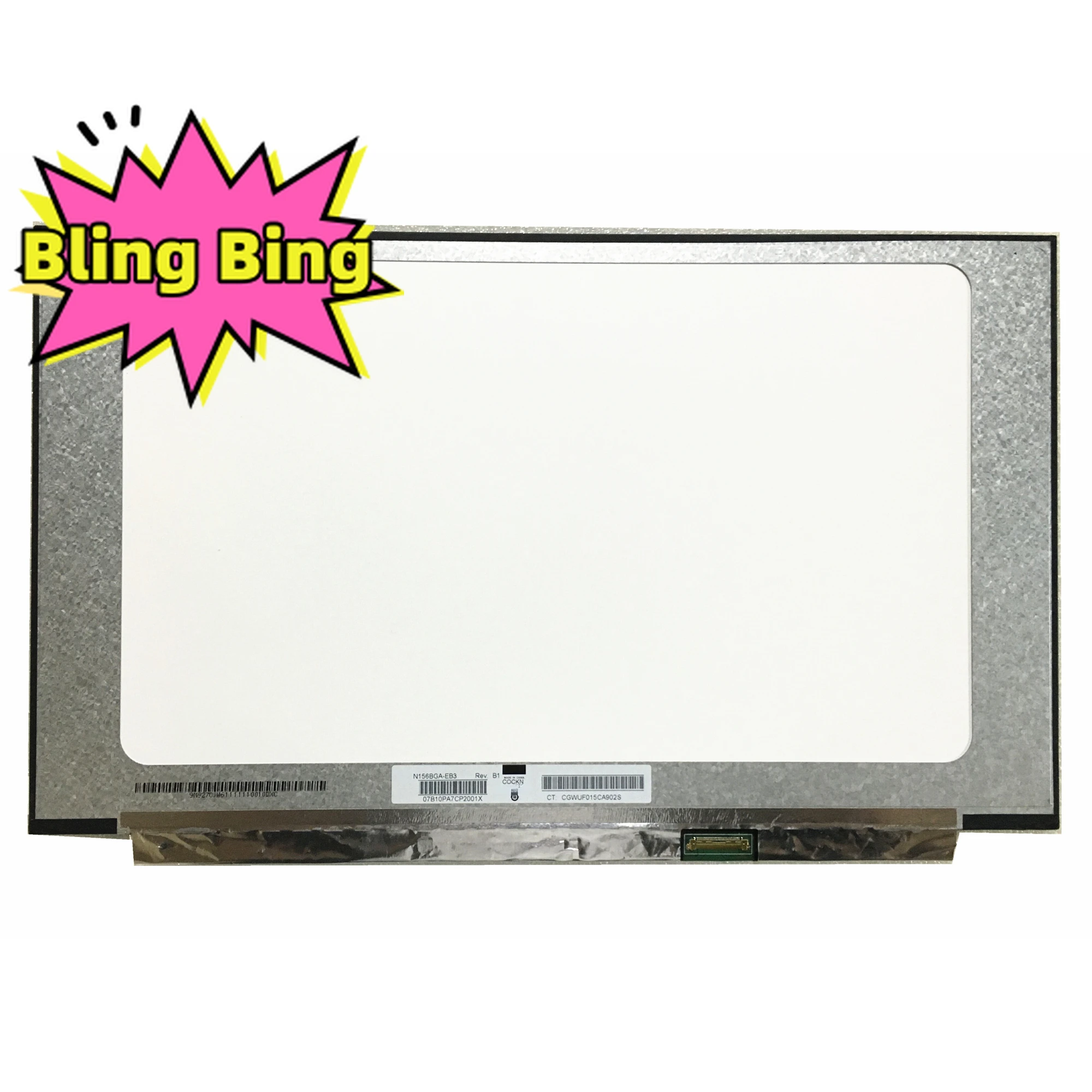 

N156BGA-EB3 fit NT156WHM-N34 N44 N156BGA-EA3 30 pin PANEL 15.6 inch 1366X768 No screw holes EDP LCD SCREEN