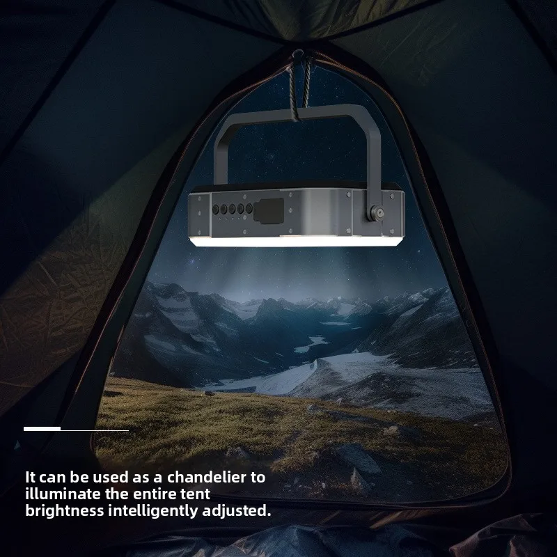 Solar Charging Outdoor Camping Lights, Portable Camping Lights, Rgb Photography Lights, Ultra-long Battery Camping Ground Lights