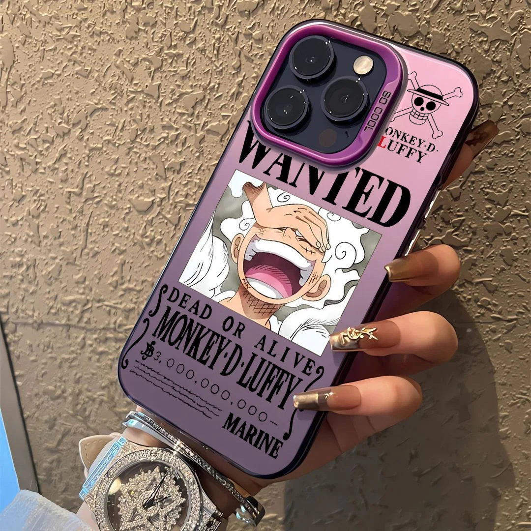 Anime o-umnes legal quente p-pieces caso de telefone para iphone 17 16e 16 15 14 13 12 11 mini pro max xr 8 7 ar mais queda fosco capa traseira