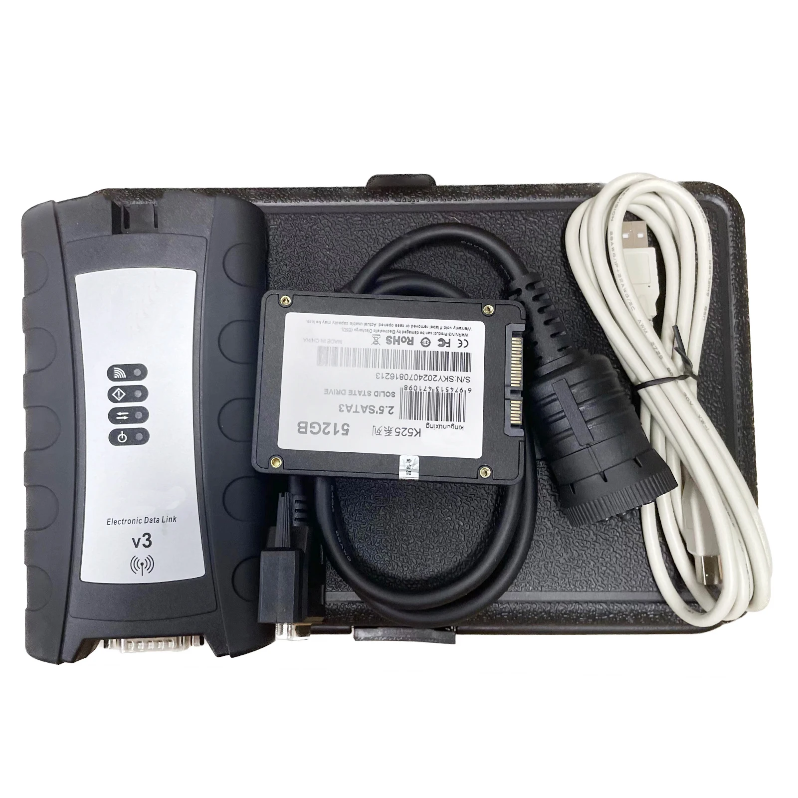 For JDeere Service Advisor EDL V3 Electronic Data Link Diagnostic Kit with V5.3.225 AG + CF Software