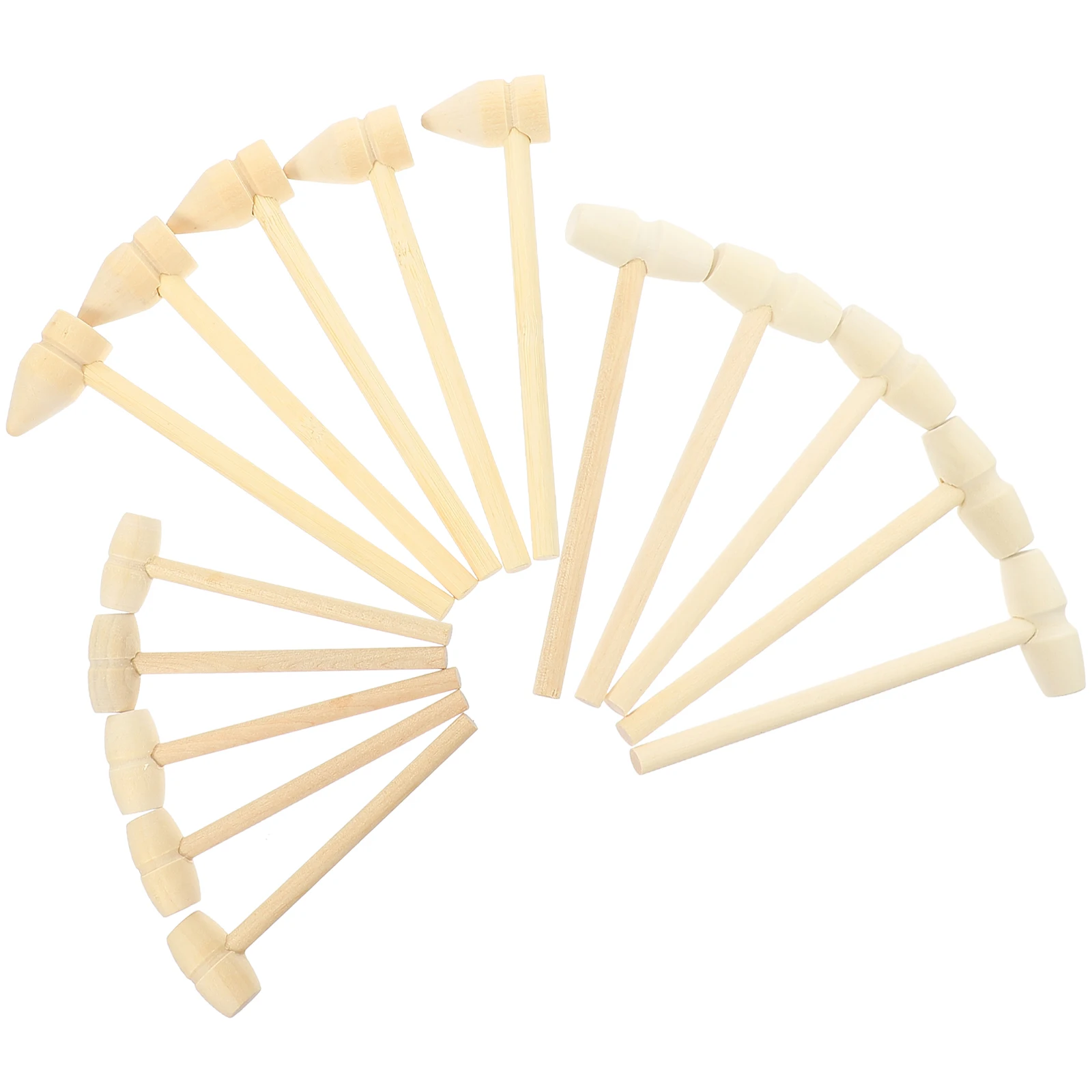 

15pcs Wooden Hammer Toys Hammer Toy Set Toddler Pounding Hammers Sound Wooden Toys For Children Hand Eye Coordination