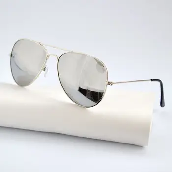 2024 Pilot Aviation Sunglasses MenShades Retro Classic Silver Sun Glasses Female Male Brand metal frame sunglasses sunshade 1