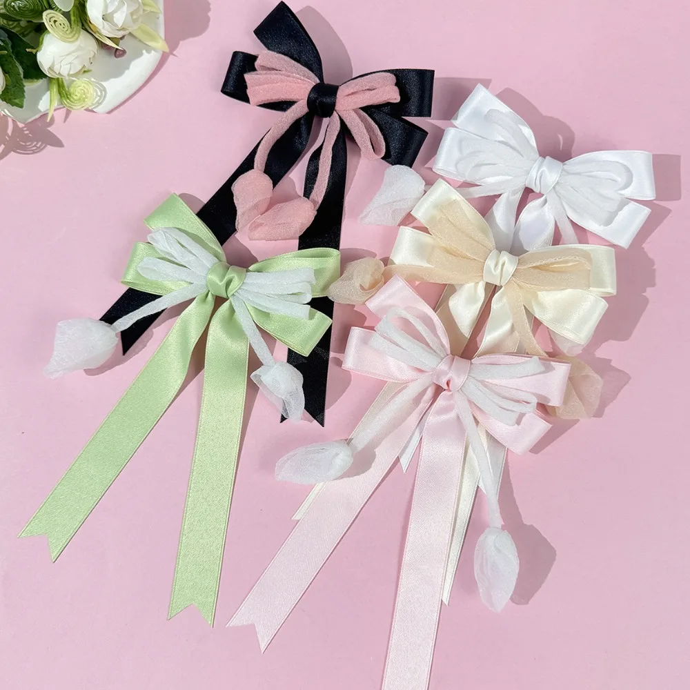 

Простая заколка для волос с бантом, женская, нежная, для затылка, аксессуар для волос в стиле принцессы