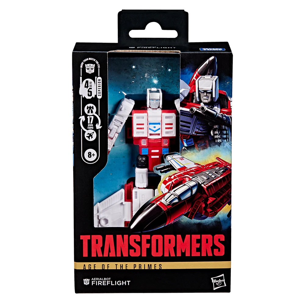 Disponibile Hasbro Transformers Age of The Primes Aerialbot Fireflight & Skydive (Memberi Superion) 14 cm Deluxe Class Figure Toys