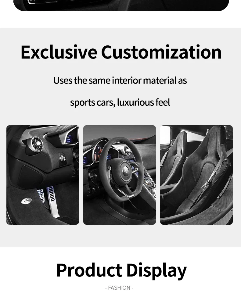 Für BMW F30 F32 F34 Mittelkonsole Armaturenbrett und Instrumententafel Verkleidungsaufkleber Auto-Innentuning-Zubehör aus Alcantara – Detail 8