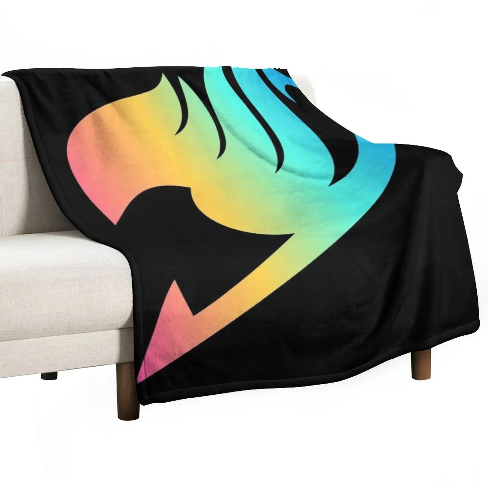 

Fairy Tail rainbow Throw Blanket Thin Blankets Tourist Blanket Cute Blanket Plaid