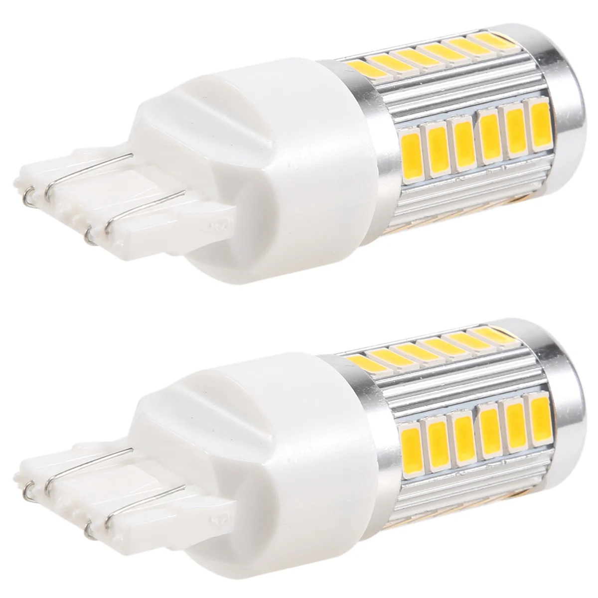 7443, T20 Led Bulbs Amber Yellow 900 Lumens Turn Signals Light Bulb