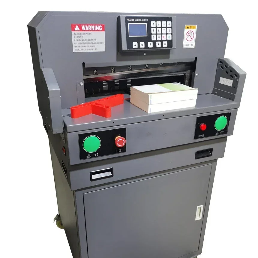Sheet Cutter Industry Heavy Duty Guillotine 490mm Book Automatic Paper Cutting Machine