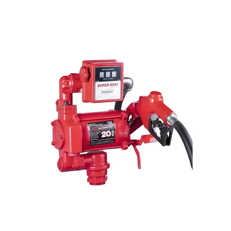 Self Priming 20GPM Explosion Proof Electric Cast Iron Fuel Pump 250W AC 110V 220V Compatible