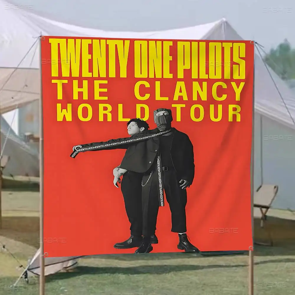 الفرقة T-Twenty O-One P-Pilots لتقوم بها بنفسك العلم للأسرة مجموعة صور غرفة المعيشة المنزل النوم ديكور جدار ديكور فني راية #6