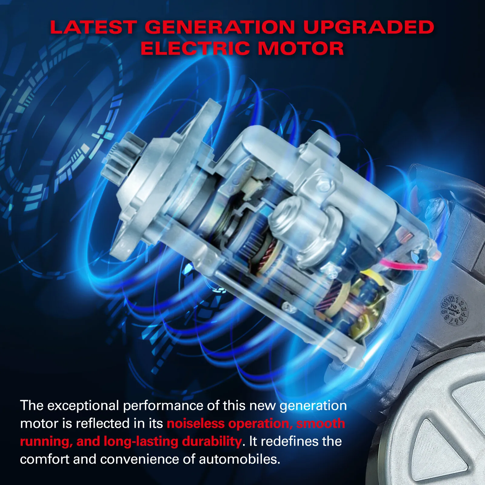 Front Right For 99-04 Suzuki Grand Vitara for Chevy Power Window Regulator w/ Motor