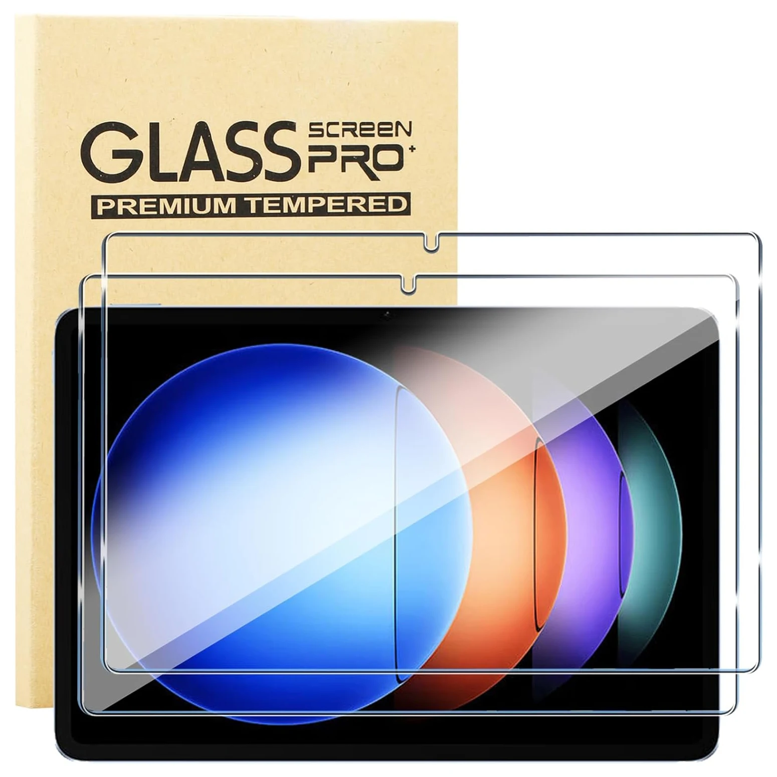 

2 шт. закаленное стекло 9H для Xiaomi Pad 6S Pro 12,4 дюйма 2024, прозрачная защитная пленка для экрана от царапин, пленка для планшета