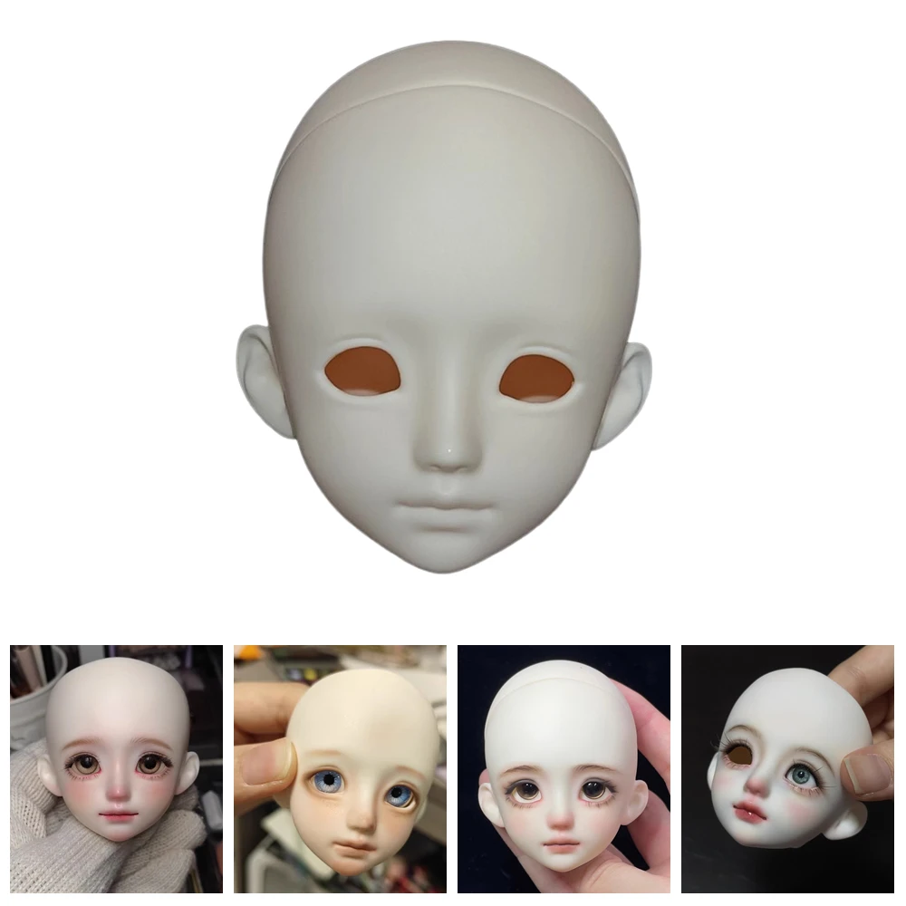 

Тренировочная голова для куклы BJD 1/4 MSD без макияжа, аксессуары для кукол из ПВХ-винила, для мальчиков и девочек, Maimai