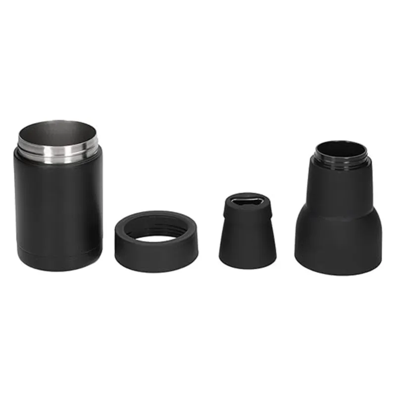 Vacuum Double Wall Insulated Stainless Steel Can 12 Oz, Includes Bottle Opener- Superior Thermal Performance Capacity
