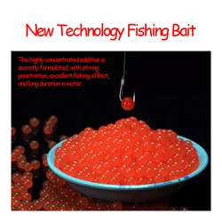 100-200-500pcs / Bottle 7mm Soft Fishing Jelly Bait Carp Fake Fish Egg Jelly Beads Artificial Lure Dropshipping Wholesales New