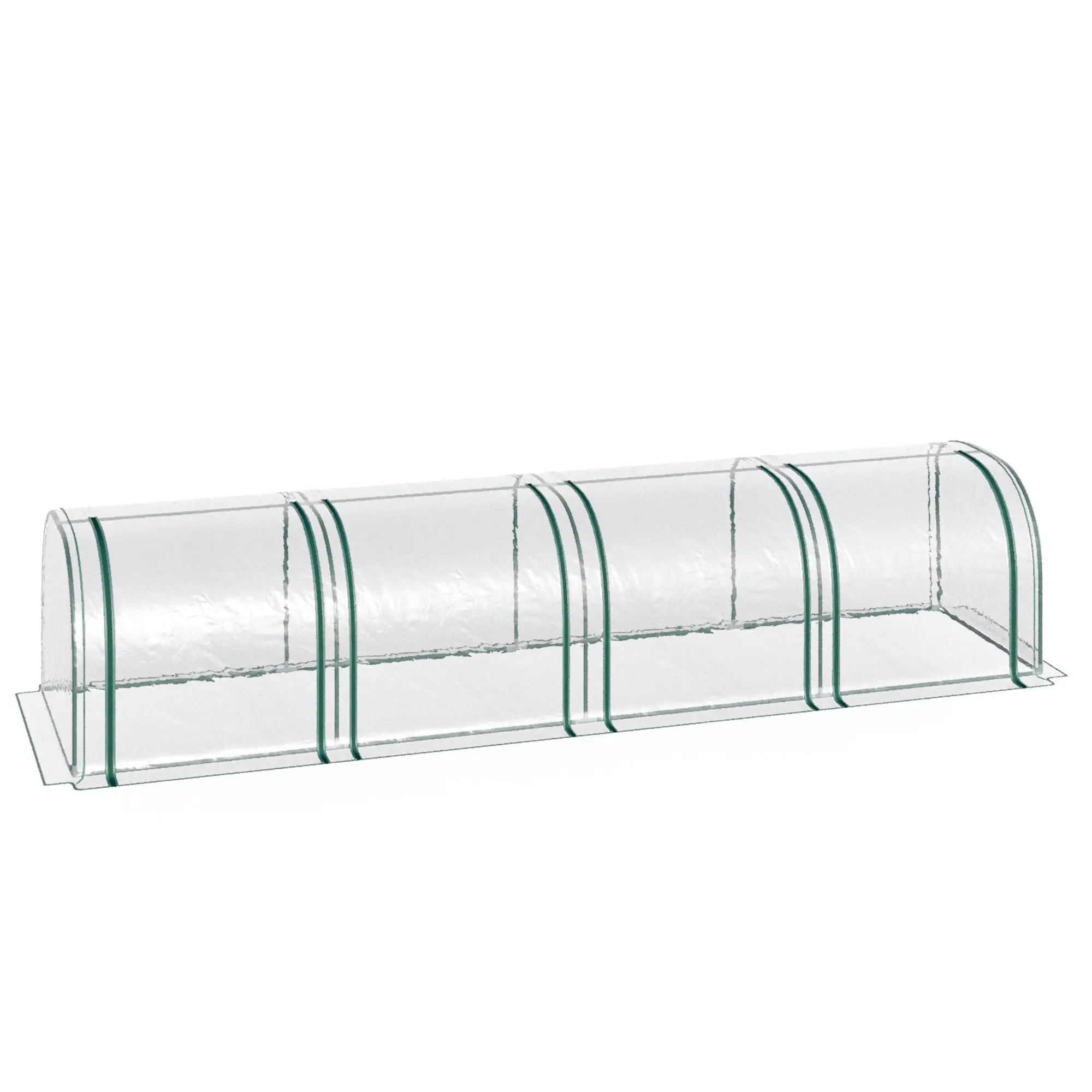 

Outsunny Portable Plant Refuge: 13ft Tunnel Greenhouse with UV Protection