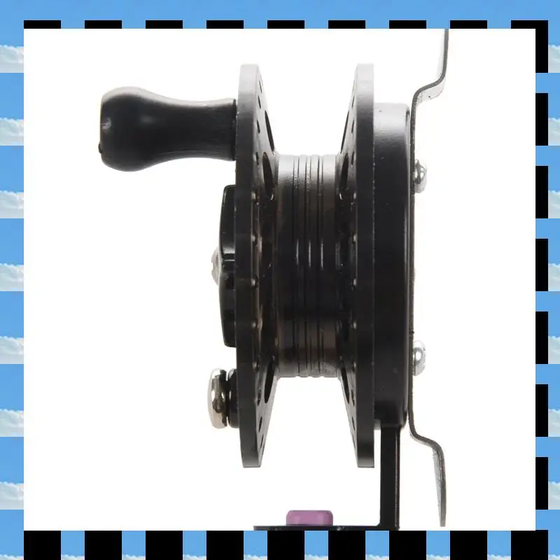

ABME 5X Plastic Ice Fishing Reels Fly Fishing Tackle Round Wheel Fishing Accessories