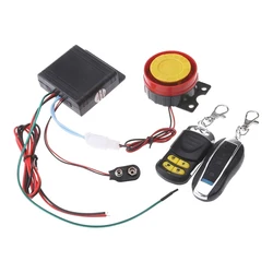 Alarme inteligente para motocicleta 12v, sistema de alarme de segurança automático antifurto com controle remoto