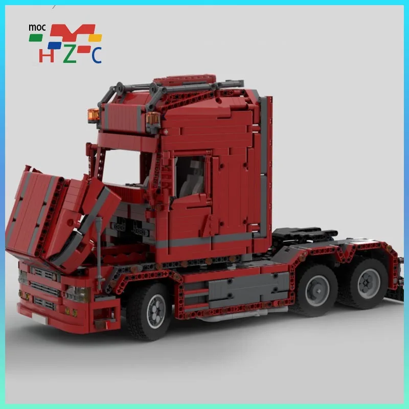 

2023 new MOC-71034 MOC-57465 Truck T 580 Torpedo and Trailer Engineering Vehicle Building Blocks Bricks Kids Toy