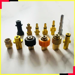 Alta Pressão Conector Pistola De Água, Espuma Spray Pode Conector, Espuma Lança, Bico De Metal, Adaptador Acessórios para Karcher Bosch Nilfisk