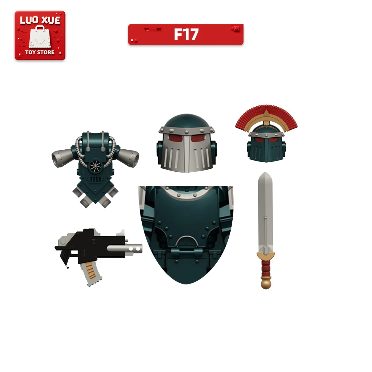 Kampfpanzer, zusammenbaubares Bausteinspielzeug, Modell F16-18, Sammlerstück für Spiele-Enthusiasten, kleines Geschenk