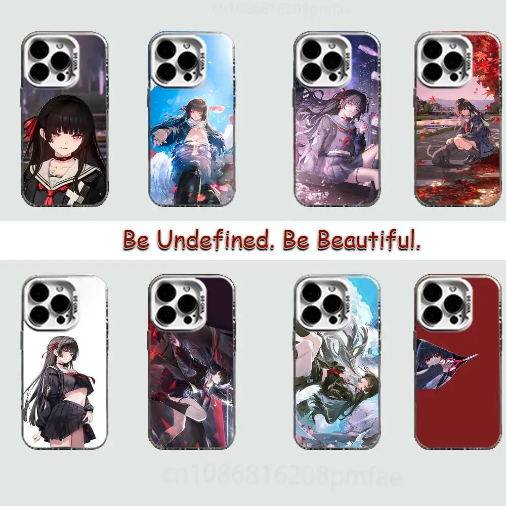 

Game K-Kuchiba C-Chisa Case for iPhone17 16 15 14 13 12 11 Pro Max Plus Air 16E X XR XS Max Hard Shockproof Bumper Cover