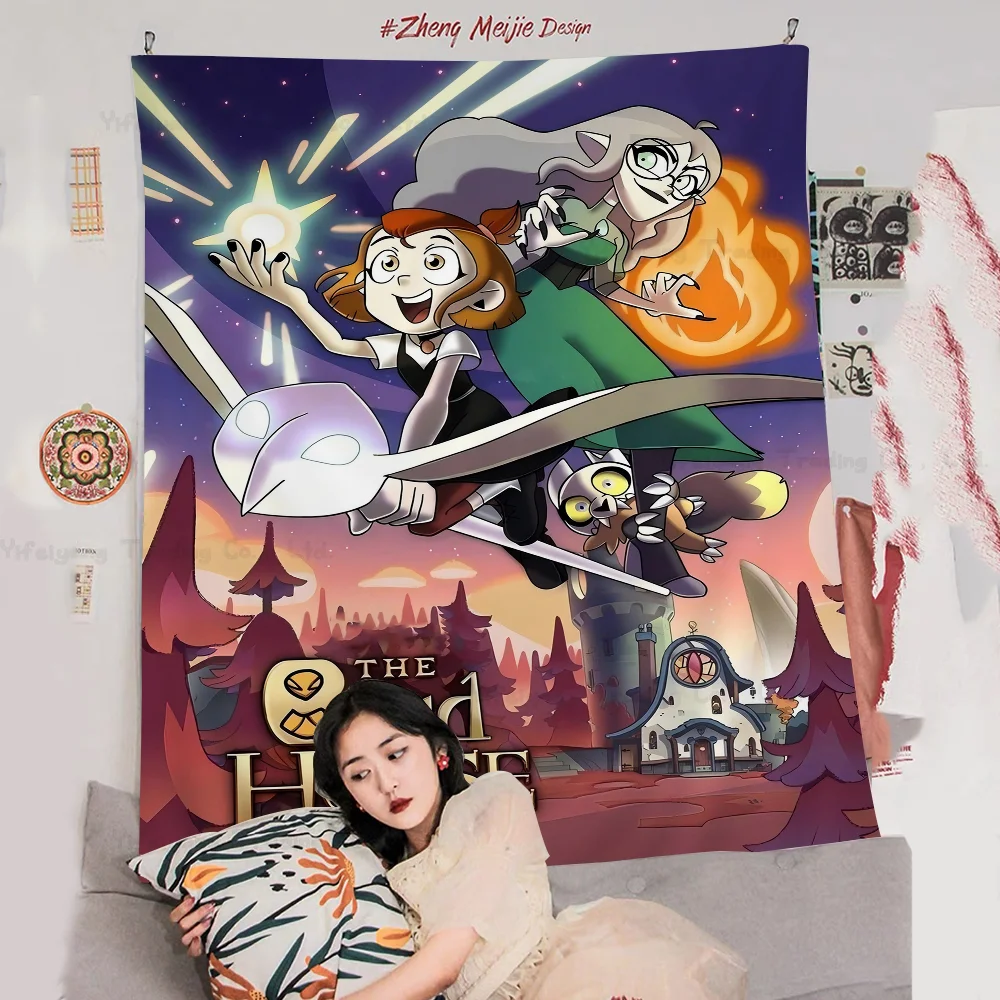 Movie The Owl House Hanging Bohemian Tapestry Cheap Hippie Wall Hanging Bohemian Wall Tapestries Mandala Wall Hanging Home Decor