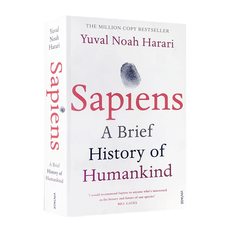 Sapiens A Brief History Of Humankind Yuval Noah Harari in English Anthropological History Books Extracurricular Reading Book