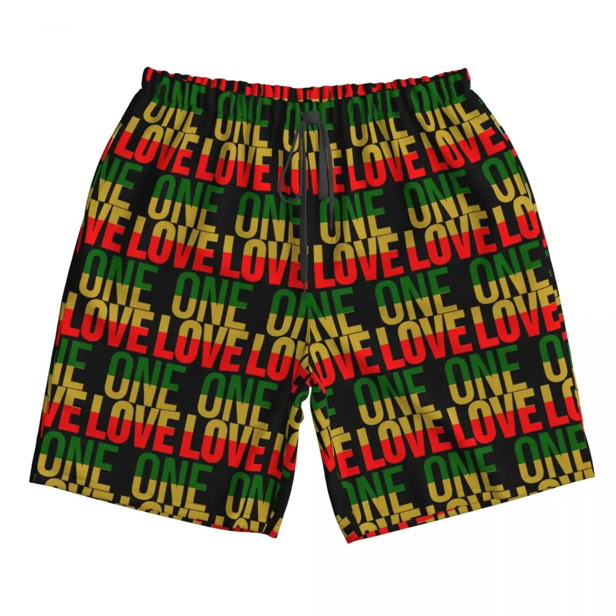 

Harajuku винтажный стиль Arts Bob Marley One Love плавки пляжные шорты повседневные быстросохнущие летние мужские брюки для плавания