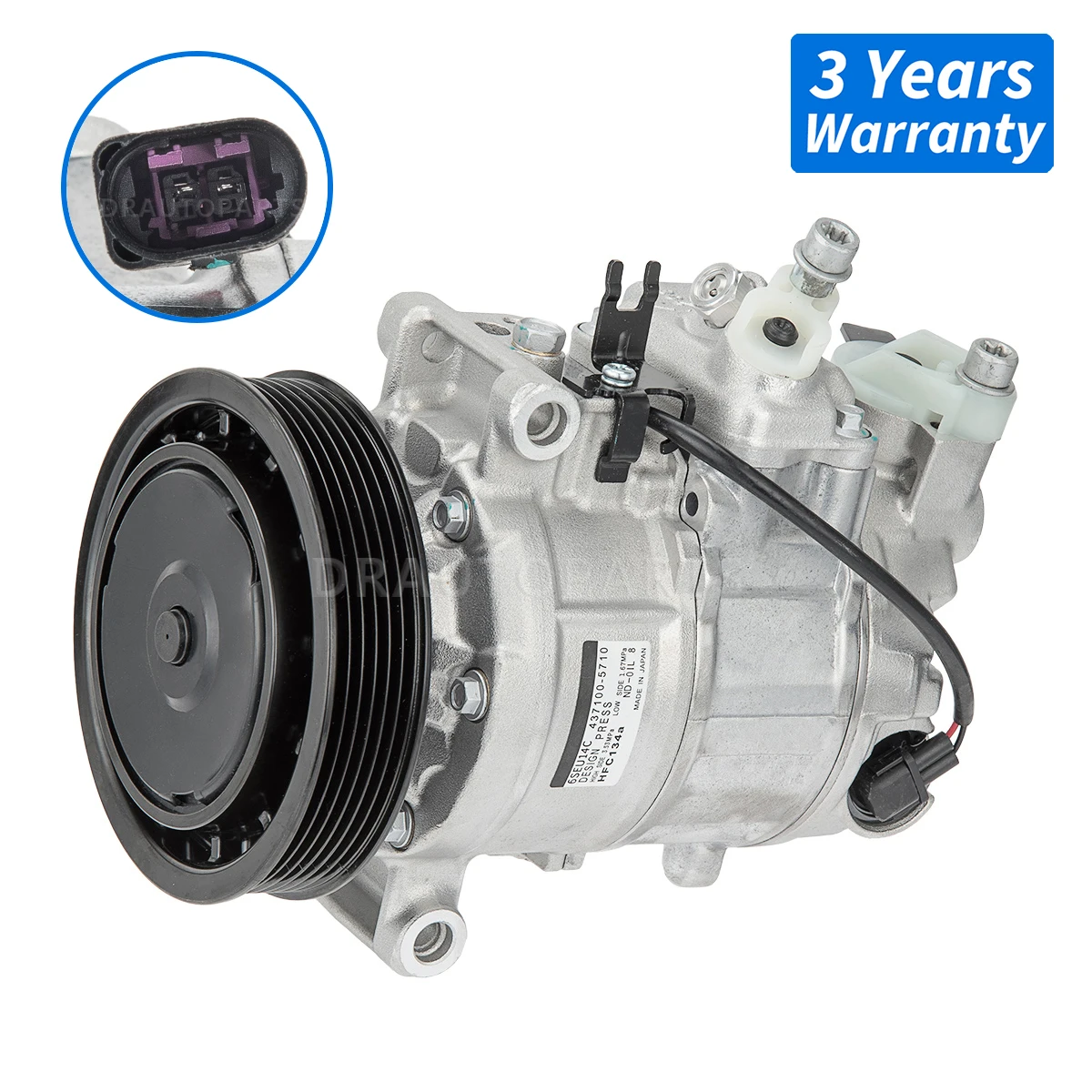 A/C Air Condition Compressor W/ Clutch 4F0260805AF 4F0260805AB For Audi A6 Quattro C6 2005-2012