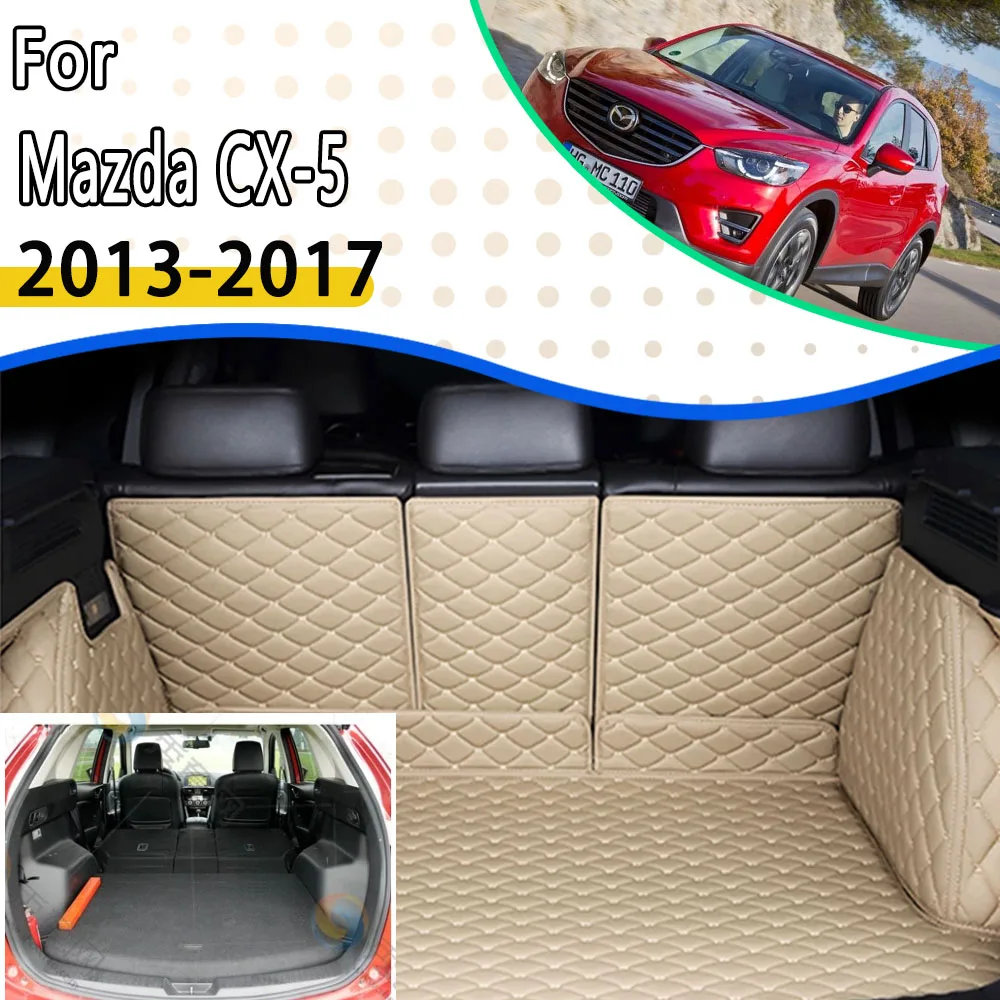 

Автомобильные коврики для заднего багажника Mazda CX-5 CX5 CX 5 KE 2013 2014 2015 2016 2017 5seat, водонепроницаемые автомобильные коврики, автомобильные аксессуары