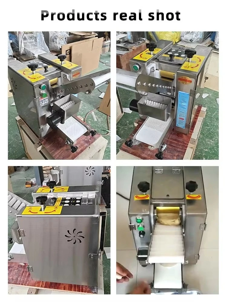 ماكينة تغليف الزلابية باوزي ونتون صانع الجلد ماكينة صنع غلاف السمبوسك ماكينة صنع العجين الأوتوماتيكية #3