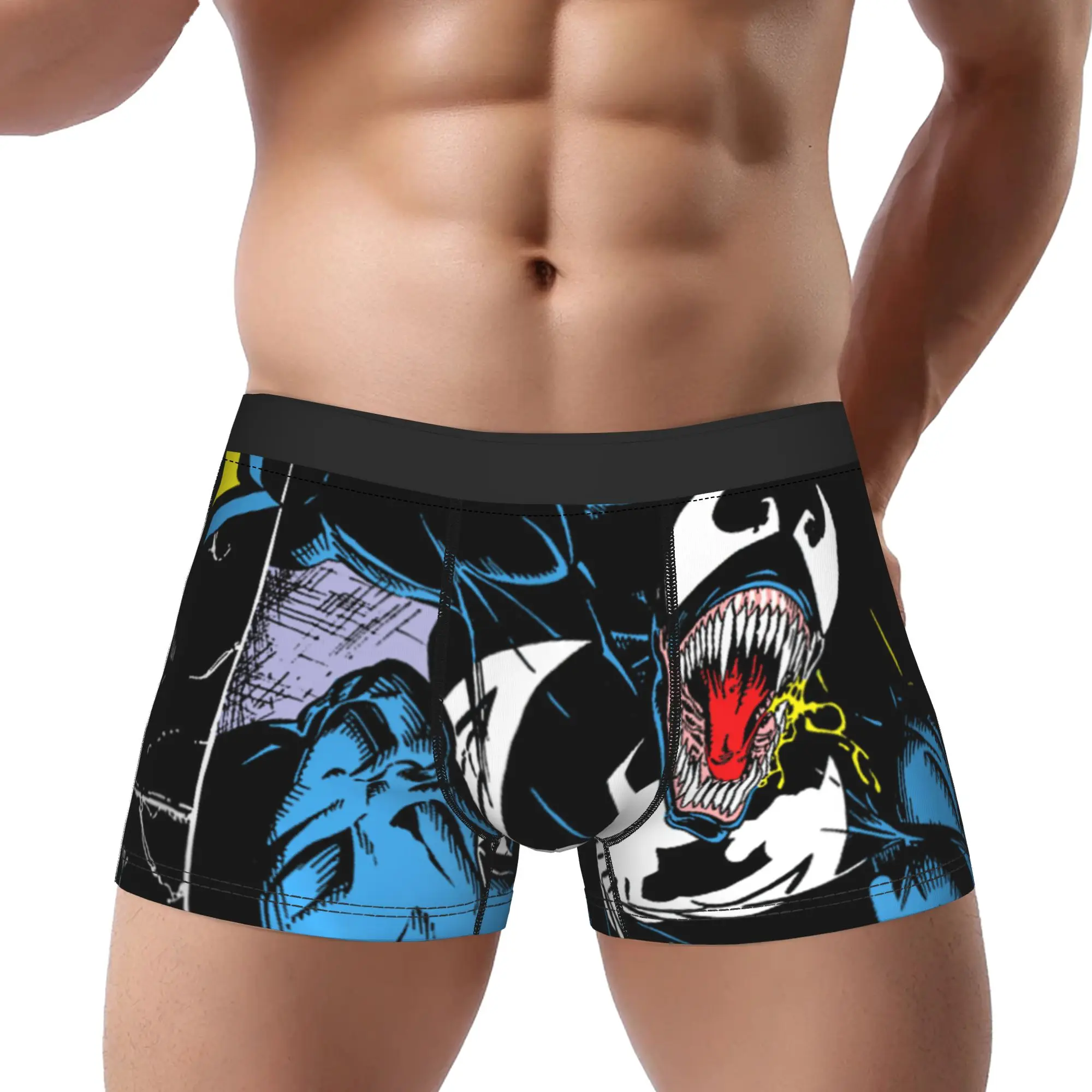 

adults 18 plus Disney boxers Marvel Venom Underpants Breathbale Panties Men Underwear Ventilate Shorts Boxer Briefs