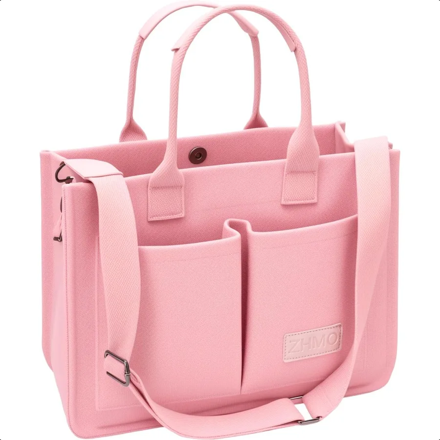 

Tote Bag for Women With CompartmentsLarge Canvas Tote Women's Purse Crossbody Bags Work Laptop Book Bag Satchels Handbags