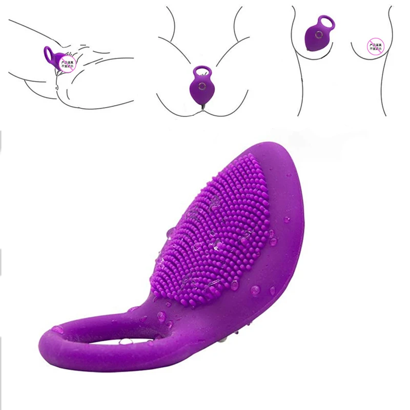 Wearable Vibrating Cock Ring Sex Toy For Men Delay Ejaculation Stronger Erection Penis Sleeve Women Clit Stimulator Massage Tool