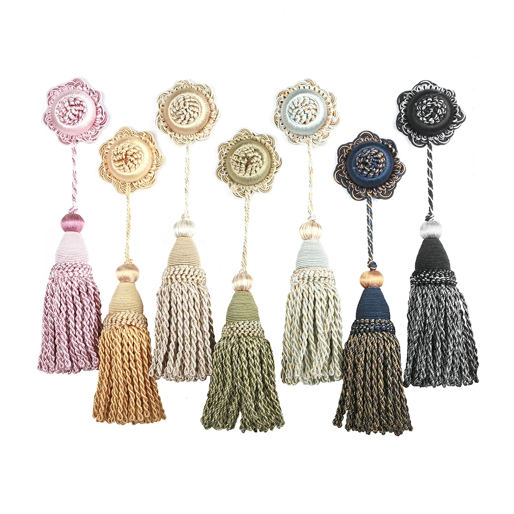 1Pieces Hanging Pendant Decoration Tassels Rope DIY Sewing Craft Fringe Trim Key Tassel for Bag Home Decor Fringed Gift