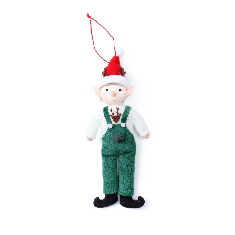 Angel Girl Cloth Christmas Angel Doll Hanging Pendants Skirt Shape Christmas Girl Pendant Cute Plush Toy Pendant Christmas Party
