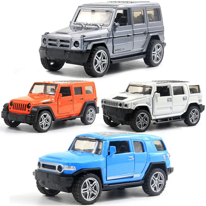 

Hot sale 1:36 alloy pull back off-road vehicle model,2open door simulation car toy,Children's off-road car toys, free shipping