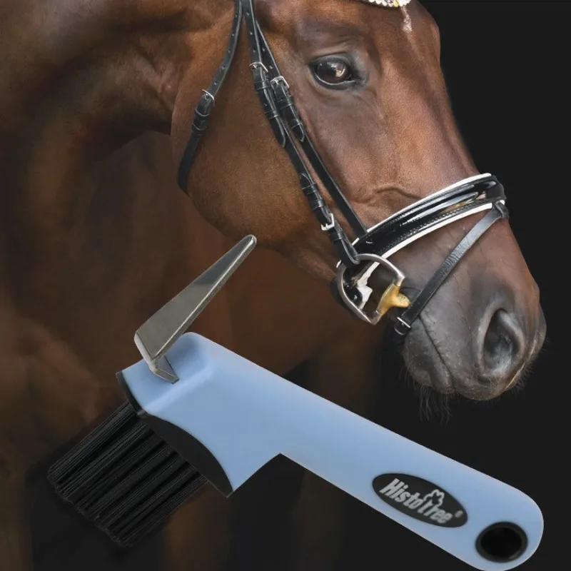 2026 New Durable Horseshoe Hook Multi-Function Horseshoe Brush Hoof Cleaning Tool Horse Care Product Horse Equipment