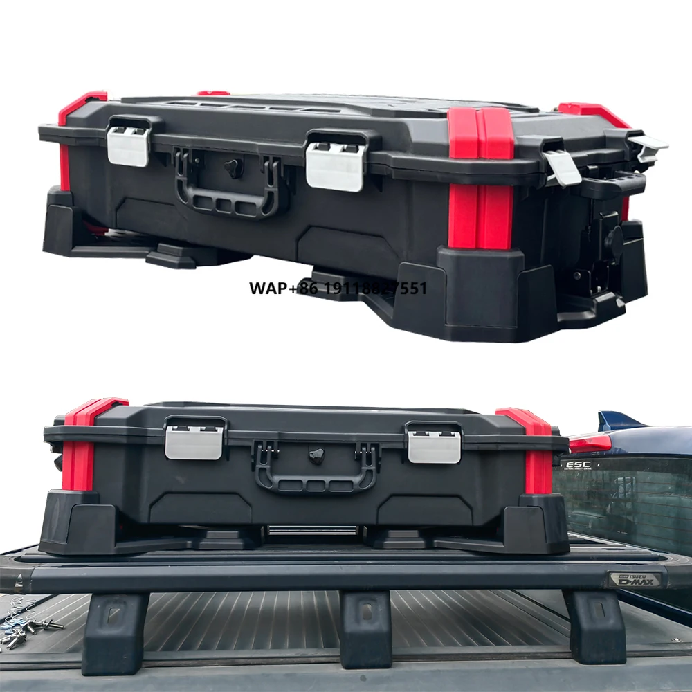 84L Large Capacity Universal Cargo SUV Roof Rack Storage Box Waterproof Anti-thief Car Roof Luggage Box for Travel Protection